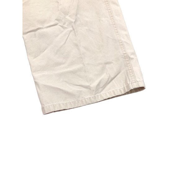 Lands End Khakis Cropped Pants Womens 12 Beige Tan Cotton Blend Pants - Picture 4 of 11